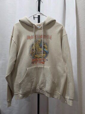 Iron Maiden World Peace Tour Cream Hoody
